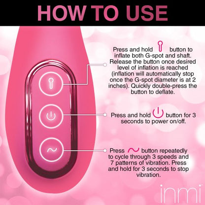 Extreme-G Inflating G-spot Silicone Vibrator XR BRANDS