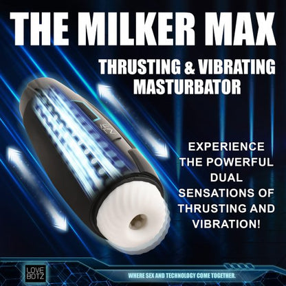 The Milker Max Thrusting and Vibrating Masturbator XR BRANDS