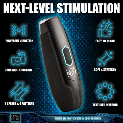 The Milker Max Thrusting and Vibrating Masturbator XR BRANDS