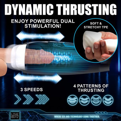 The Milker Max Thrusting and Vibrating Masturbator XR BRANDS