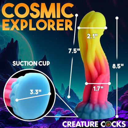 Tenta-Glow Glow-In-The-Dark Silicone Dildo CREATURE COCKS