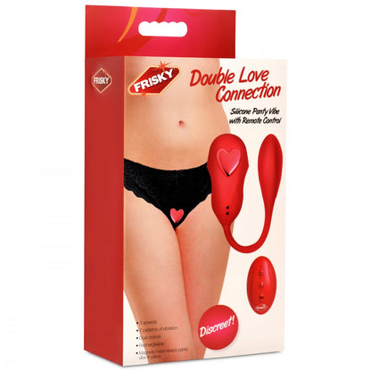 Double Love Connection Silicone Panty Vibe With Remote Control FRISKY