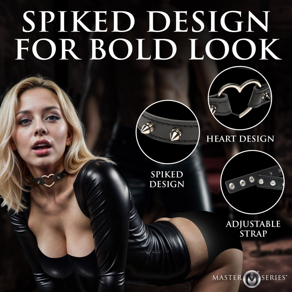 Spiked Heart Choker MASTER SERIES