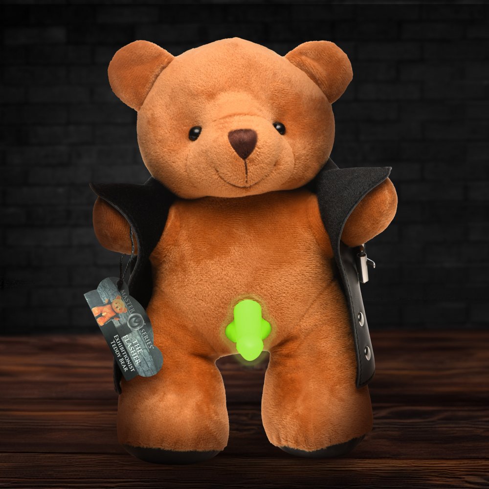The Flasher Glow-in-the-Dark Exhibitionist Teddy Bear XR BRAND