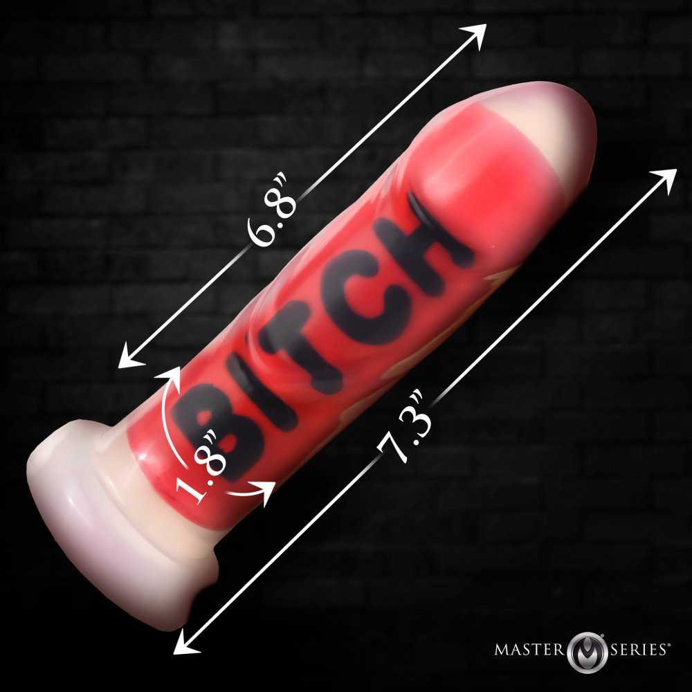 Bitch Silicone Dildo MASTER SERIES