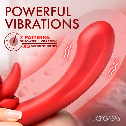 Lusty Licker Licking Silicone Vibrator XR BRANDS