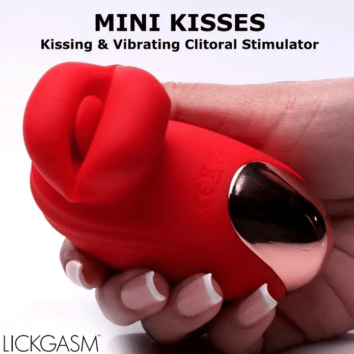 Mini Kisses Kissing &amp; Vibrating Clitoral Stimulator