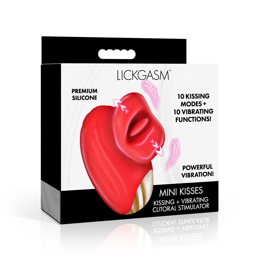 Mini Kisses Kissing &amp; Vibrating Clitoral Stimulator