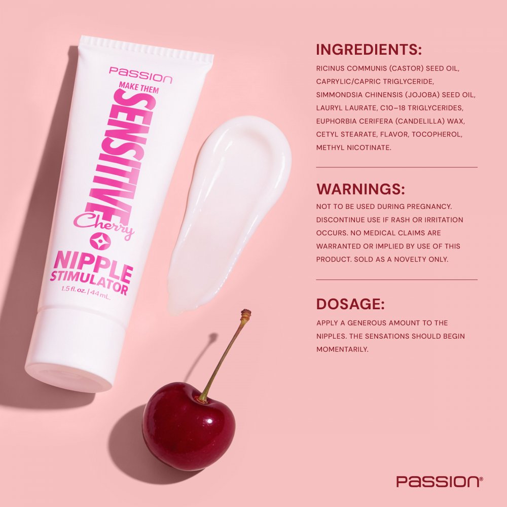 Make Them Sensitive Nipple Stimulator - Cherry