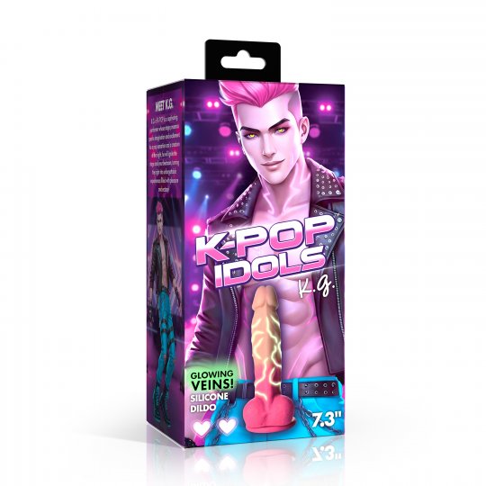 K.G. Silicone Dildo with Balls