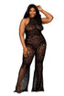 Queen Size Flair Leg Bodystocking DREAMGIRL