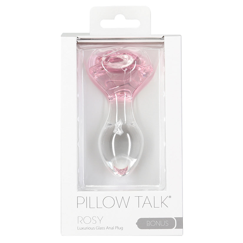 Pillow Talk Rosy Glass Anal Plug BMS