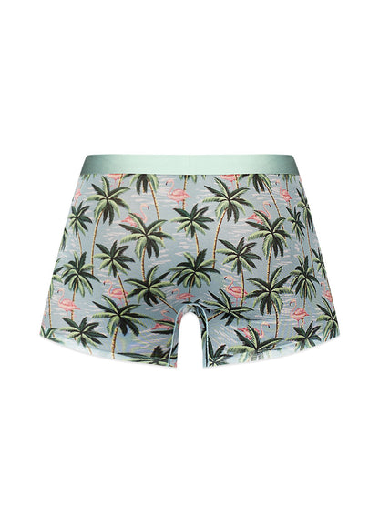 Sheer Prints - Seamless Sheer Short Flamingo MALE POWER