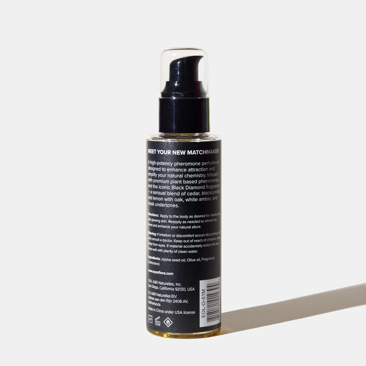 Eye of Love Pheromone Matchmaker Black Diamond Attract Him Body Oil