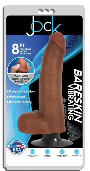 Jock Bareskin Vibrating Dildo W/ Balls CURVE NOVELTIES