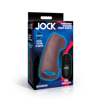 Vibrating Silicone Penis Sleeve CURVE TOYS