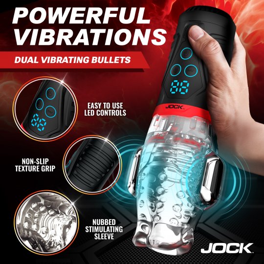 Power Suck Sucking &amp; Vibrating Masturbator XR BRANDS