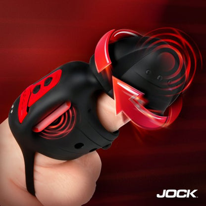 Helmet Humper Gyrating &amp; Vibrating Silicone Masturbator