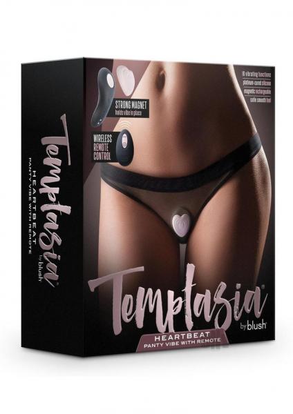 Temptasia Heartbeat Rechargeable Silicone Panty Vibe BLUSH NOVELTIES