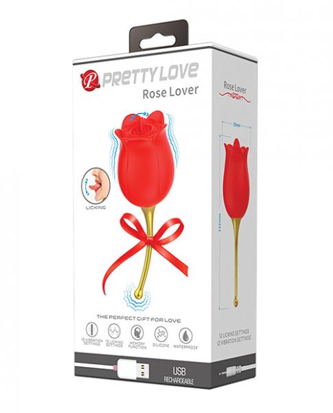 Pretty Love Licking Rose Lover Dual Ended - SP BOUTIQUE