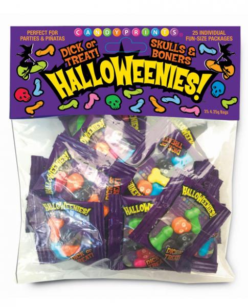 Halloweenies Dick Or Treat Minis Bag Of 25 CANDYPRINTS