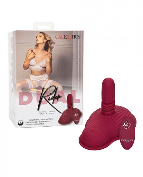 Dual Rider Remote Control Thrusting &amp; Grinding Massager - 12 Vibration Modes &amp; Waterproof Design - SP BOUTIQUE