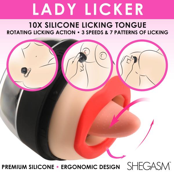 Lickgasm Lady Licker Clitoral Stimulator - SP BOUTIQUE