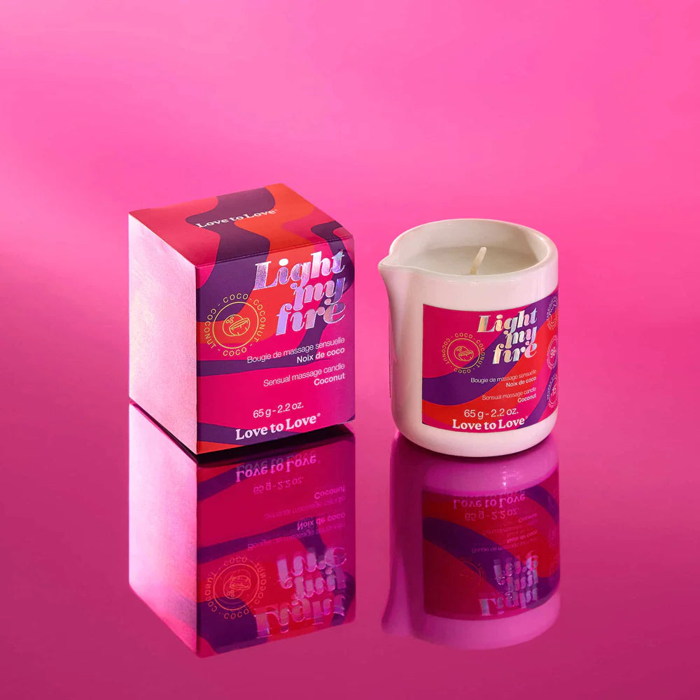 Love to Love – Light My Fire Sensual Massage Candle LOVELY PLANET USA