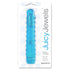 Juicy Jewels Aqua Crystal Ribbed Semi-Realistic Vibrator PIPEDREAM