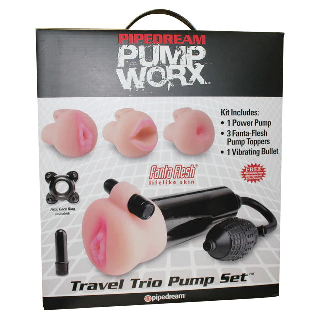 Pump Worx 5-Piece Travel Trio Pump - SP BOUTIQUE