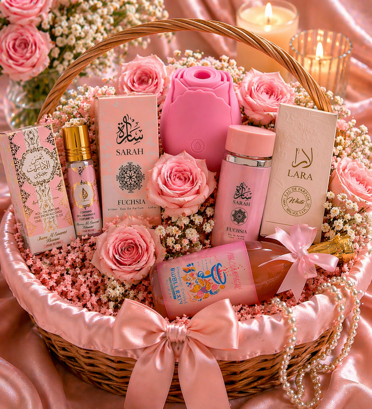 💖 Blush Luxe Romance Basket