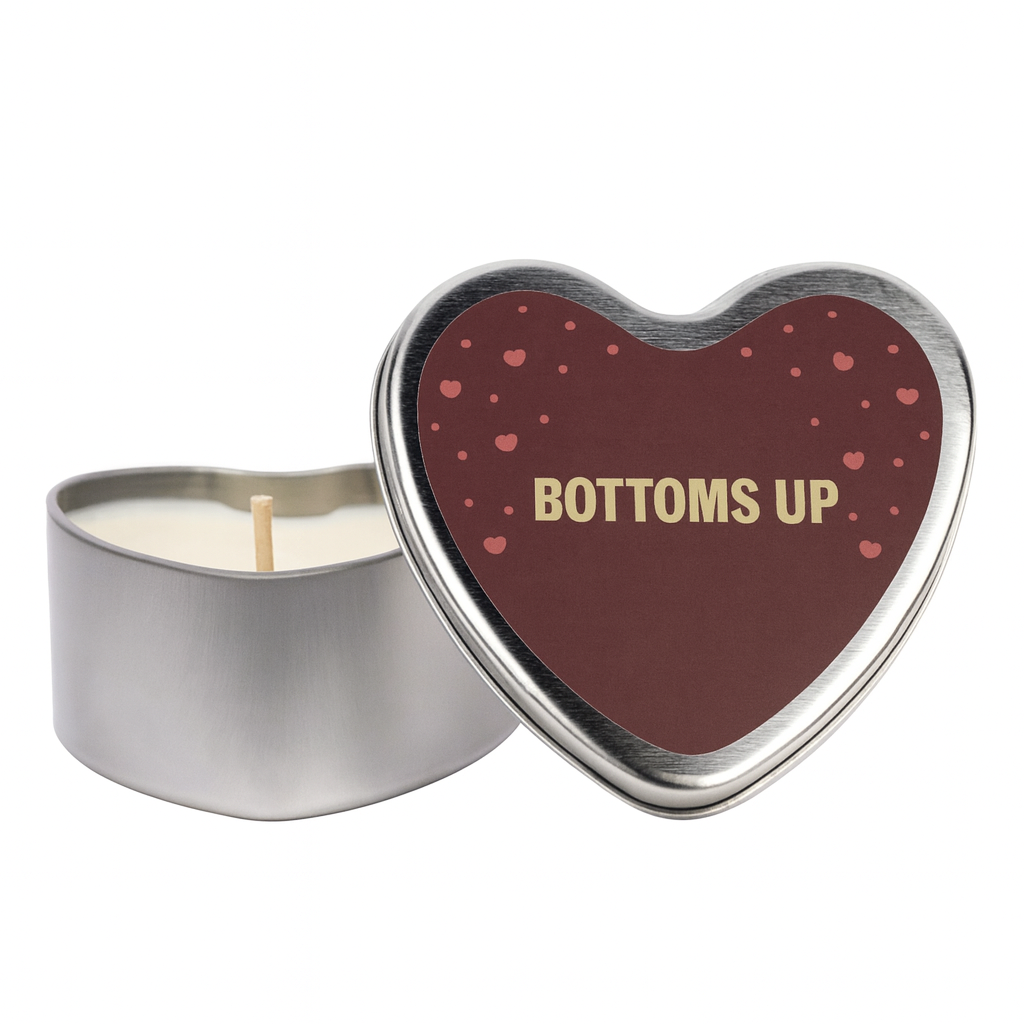 Earthly Body Valentine 3-in-1 Massage Candle in Bottom&