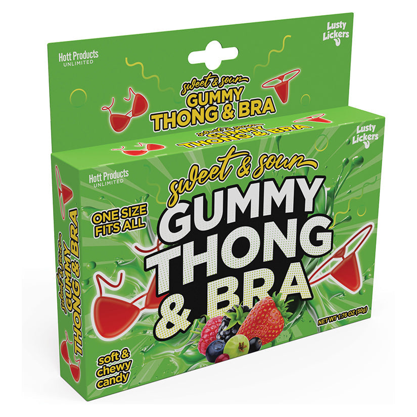 Sweet and Sour Gummy Thong &amp; Bra Set HOTT PRODUCTS