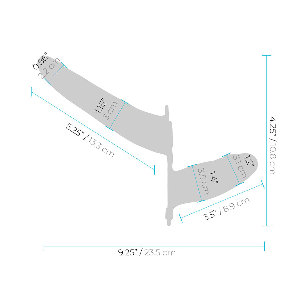 Silicone Strap-on Harness Dildo LUX FETISH