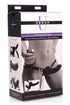 Power Pegger Silicone Vibrating Double Dildo With Harness SP