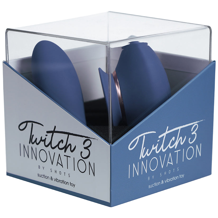 Shots Innovation Twitch 3 Rechargeable Vibrator &amp; Suction SHOTS