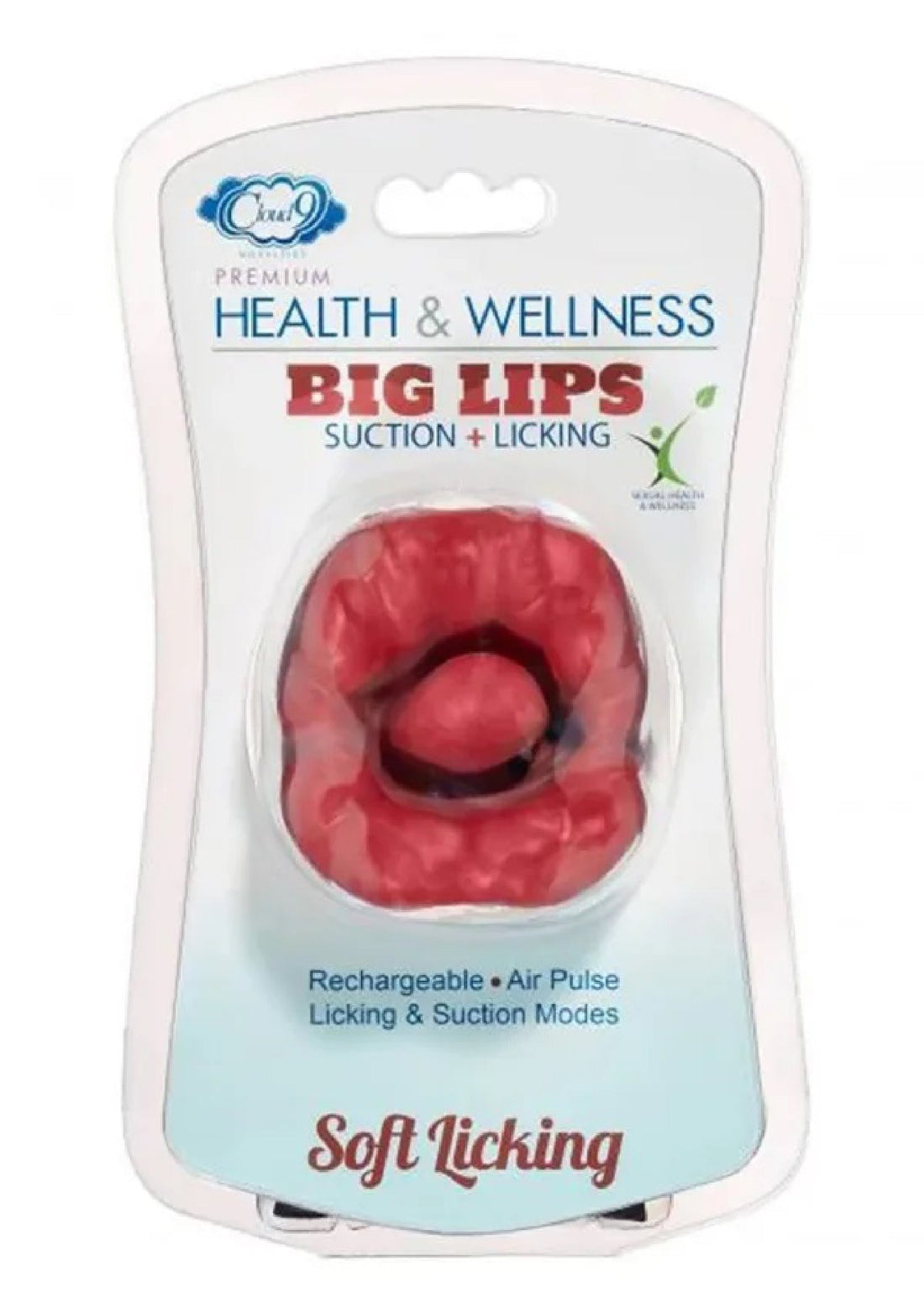Big Lips Suction and Licking - Red CLOUD 9 NOVELTIES