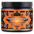 Kama Sutra Honey Dust-Tropical Mango, a kissable body powder that leaves skin silky-soft and delicately scented, featuring a sexy feather applicator and tropical fruit fragrance.