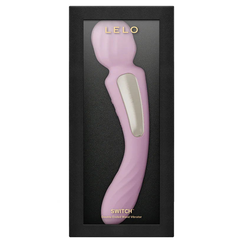 LELO SWITCH Double-Sided Wand Vibrator Soft Pink