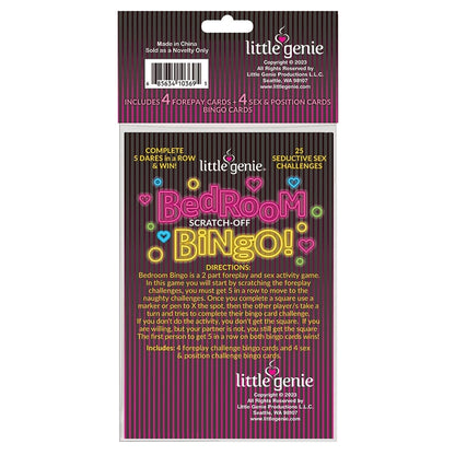 Bedroom Bingo LITTLE GENIE