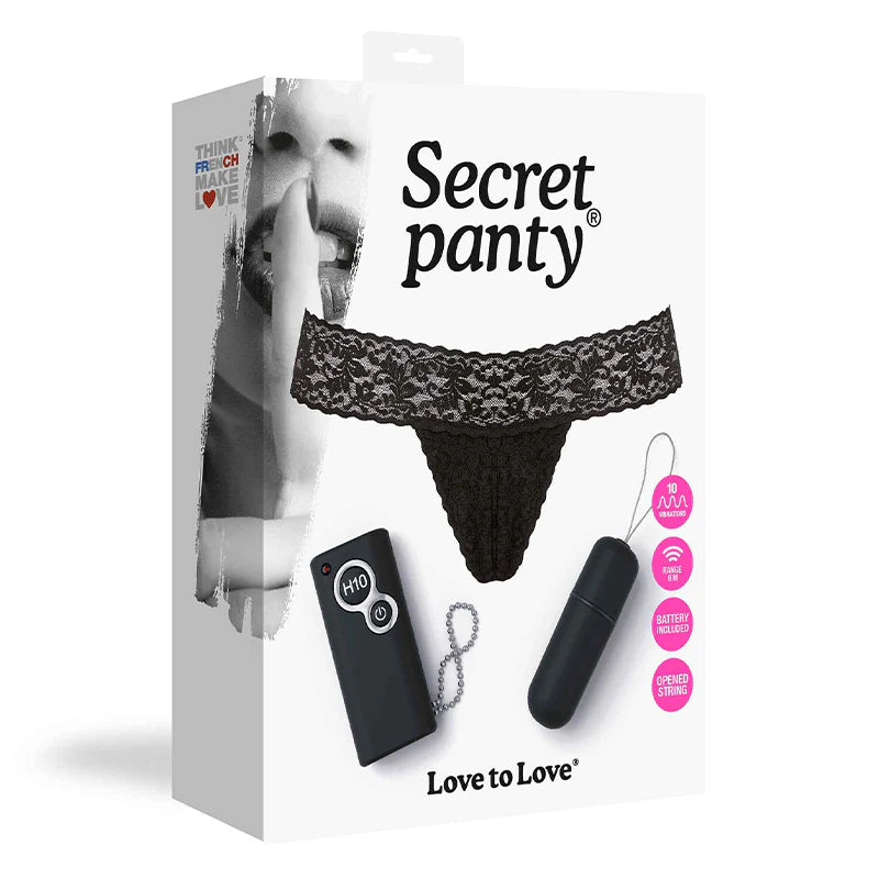 Secret Vibrating Panty Set for Couples SP BOUTIQUE Secret Vibrating Panty Set for Couples SP BOUTIQUE