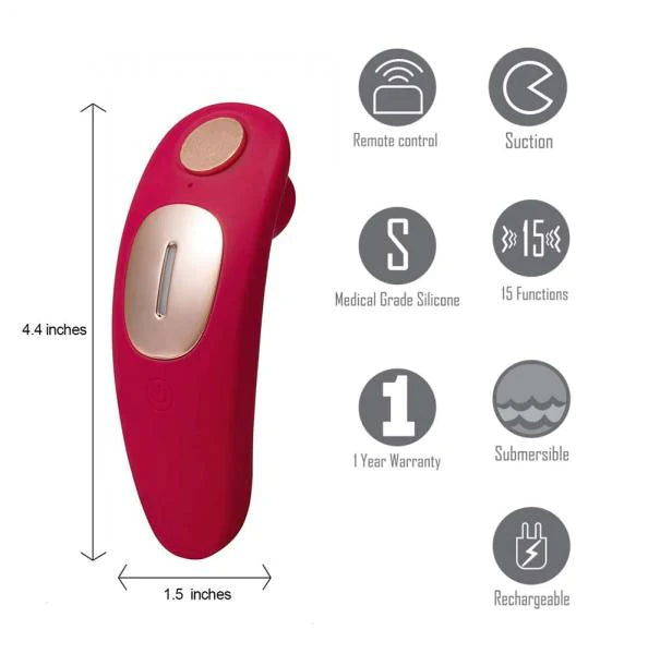 Remi Rechargeable Suction Panty Vibe Rechargeable SP