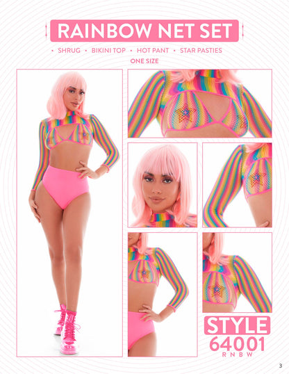 Rainbow Net 4pc Set KANDIHOUSE