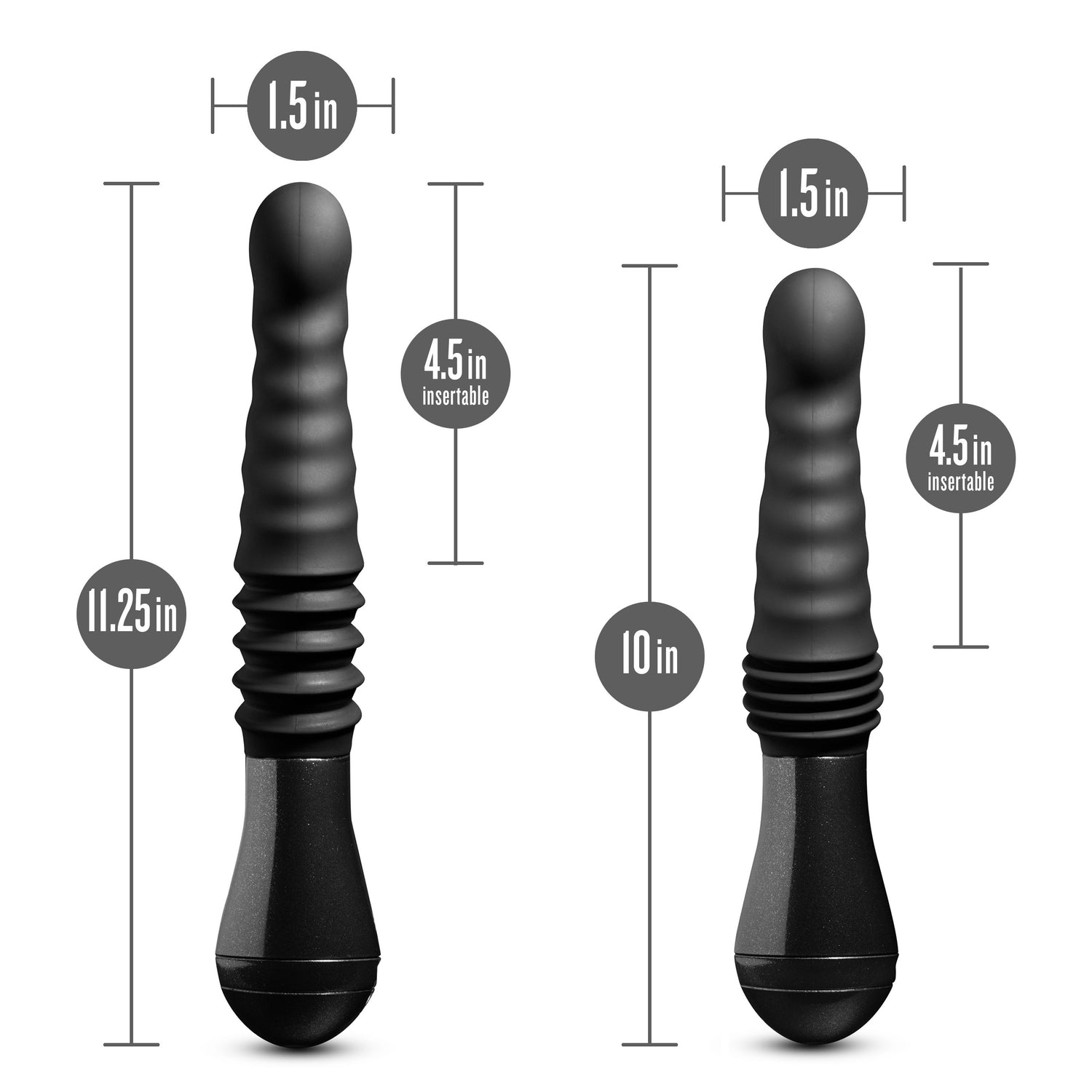 Temptasia Lazarus Rechargeable Silicone Thrusting Dildo - SP BOUTIQUE