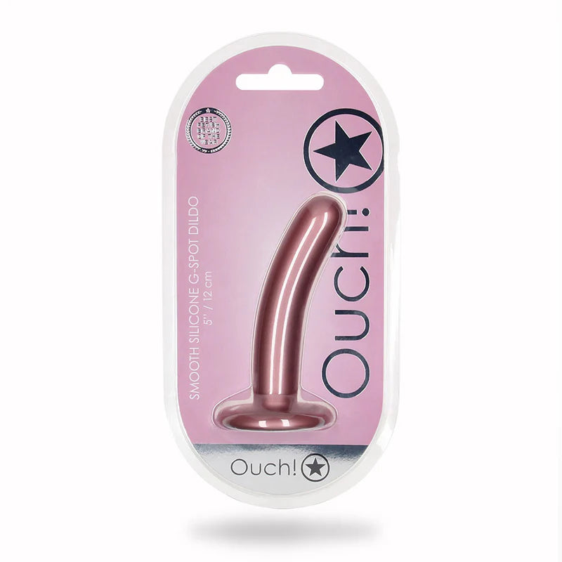 Ouch! Smooth Silicone 5 in. G-Spot Dildo OUCH!