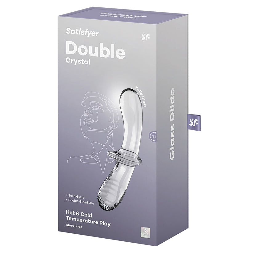 Satisfyer Double Crystal Glass Dildo SATISFYER