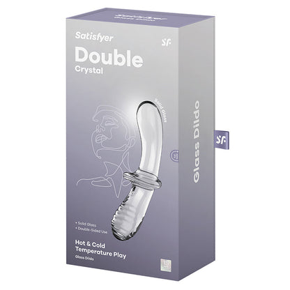 Satisfyer Double Crystal Glass Dildo SATISFYER