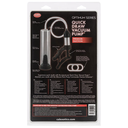 Optimum Series Quick Draw Vacuum Pump CALEXOTIC