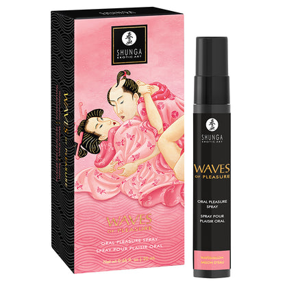 Shunga Waves of Pleasure Oral Pleasure Spray-Watermelon for enhanced intimacy and pleasure.
