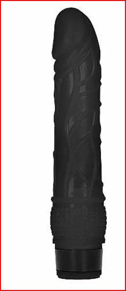 GC – 8 Inch Thin Realistic Dildo Vibe – Black